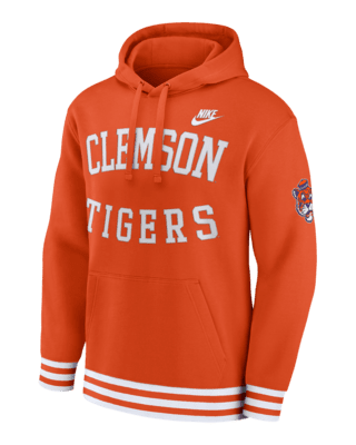 【NIKE】Clemson Tigers Legacy Retro Nike Pullover Hoodie Clemson Tigers Legacy Retro Men's Nike College Pullover
